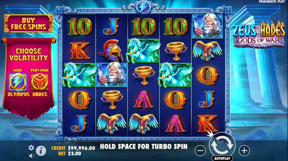 Game utama Zeus vs Hades Gods of War