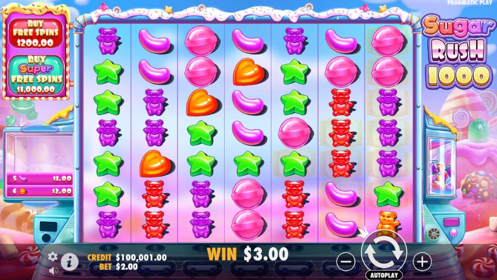 Sugar Rush 1000 base game