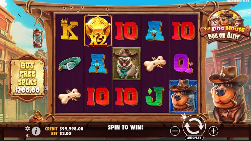 Game utama The Dog House Dog atau Alive