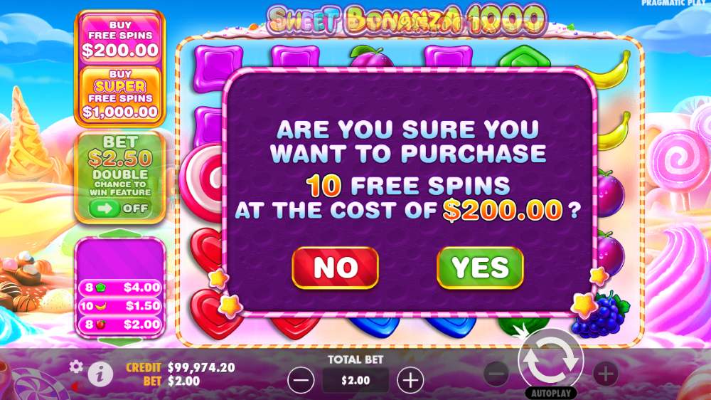 Sweet Bonanza 1000 slot feature