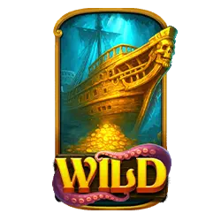 Simbol Wild Slot Captain Kraken Megaways