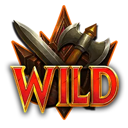 Simbol Wild Slot Knights vs Barbarians